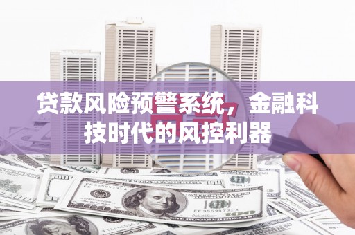 葫芦岛贷款风险预警系统，金融科技时代的风控利器