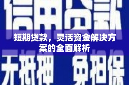 葫芦岛短期贷款，灵活资金解决方案的全面解析