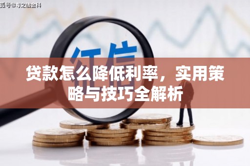 葫芦岛贷款怎么降低利率，实用策略与技巧全解析