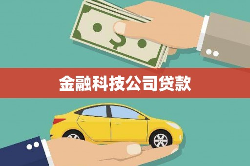 葫芦岛金融科技公司贷款