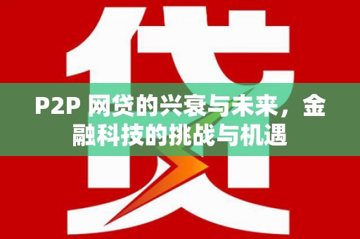 葫芦岛P2P 网贷的兴衰与未来，金融科技的挑战与机遇