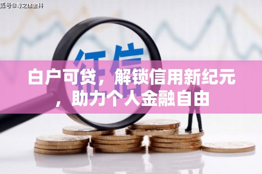 葫芦岛白户可贷，解锁信用新纪元，助力个人金融自由