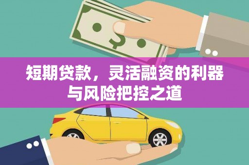 葫芦岛短期贷款，灵活融资的利器与风险把控之道