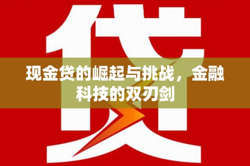 葫芦岛现金贷的崛起与挑战，金融科技的双刃剑