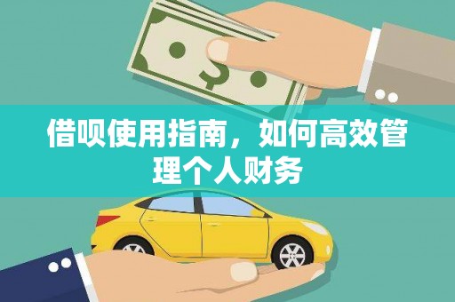葫芦岛借呗使用指南，如何高效管理个人财务