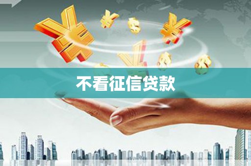 葫芦岛不看征信贷款