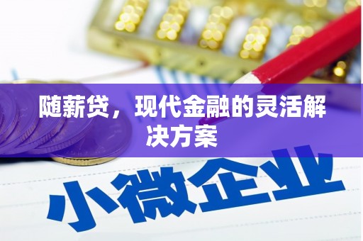 葫芦岛随薪贷，现代金融的灵活解决方案