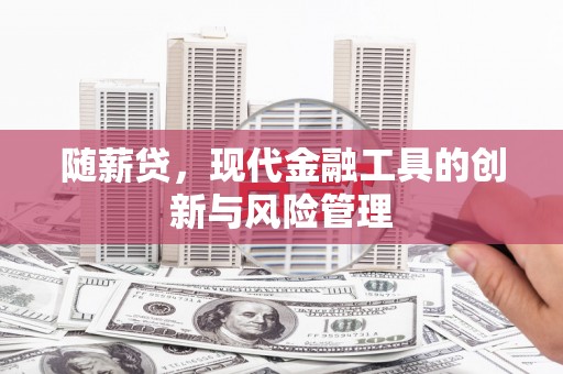 葫芦岛随薪贷，现代金融工具的创新与风险管理