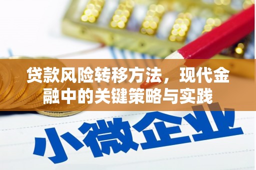 葫芦岛贷款风险转移方法，现代金融中的关键策略与实践