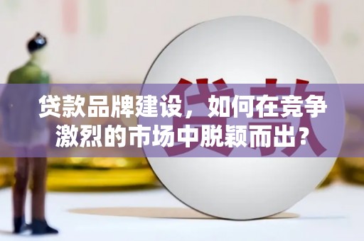 葫芦岛贷款品牌建设，如何在竞争激烈的市场中脱颖而出？