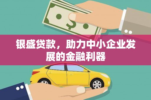 葫芦岛银盛贷款，助力中小企业发展的金融利器