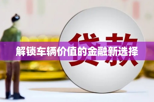 葫芦岛解锁车辆价值的金融新选择