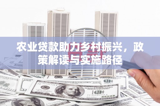 葫芦岛农业贷款助力乡村振兴，政策解读与实施路径