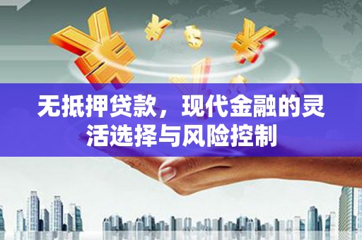 葫芦岛无抵押贷款，现代金融的灵活选择与风险控制