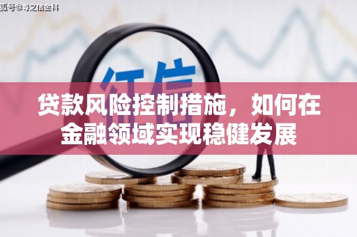 葫芦岛贷款风险控制措施，如何在金融领域实现稳健发展