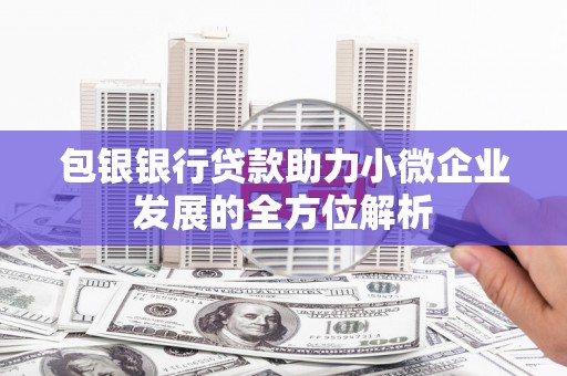 葫芦岛包银银行贷款助力小微企业发展的全方位解析