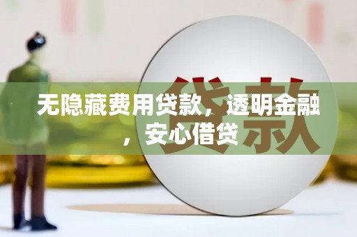 葫芦岛无隐藏费用贷款，透明金融，安心借贷