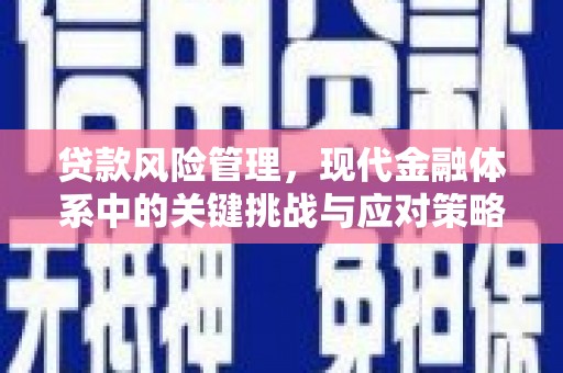 葫芦岛贷款风险管理，现代金融体系中的关键挑战与应对策略