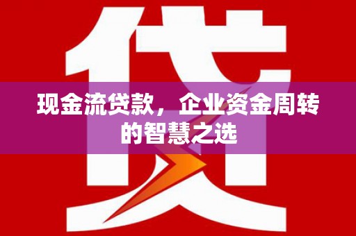 葫芦岛现金流贷款，企业资金周转的智慧之选