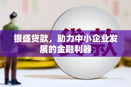 葫芦岛银盛贷款，助力中小企业发展的金融利器