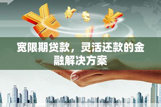 葫芦岛宽限期贷款，灵活还款的金融解决方案