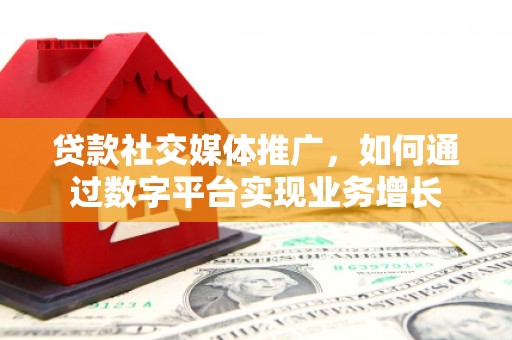 葫芦岛贷款社交媒体推广，如何通过数字平台实现业务增长
