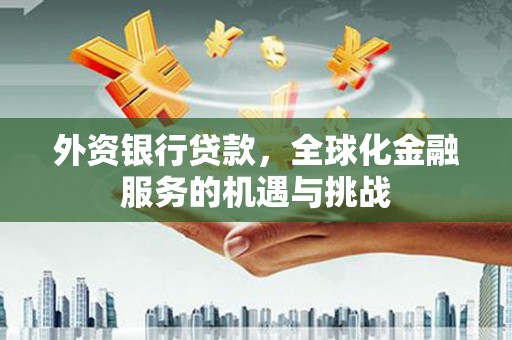 葫芦岛外资银行贷款，全球化金融服务的机遇与挑战