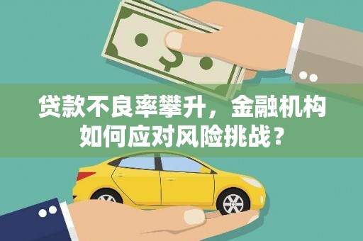 葫芦岛贷款不良率攀升，金融机构如何应对风险挑战？