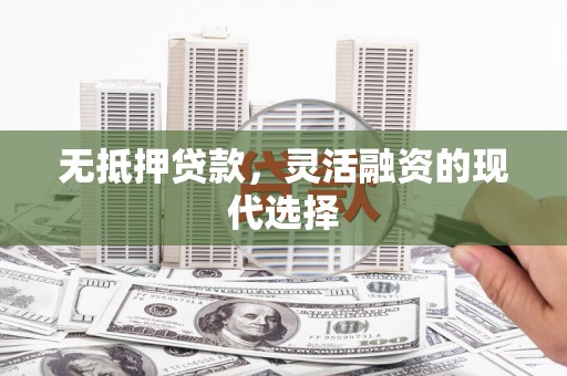 葫芦岛无抵押贷款，灵活融资的现代选择