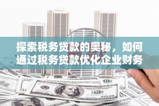 葫芦岛探索税务贷款的奥秘，如何通过税务贷款优化企业财务