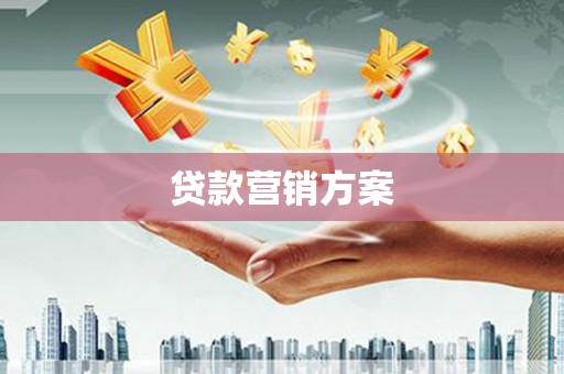 葫芦岛贷款营销方案