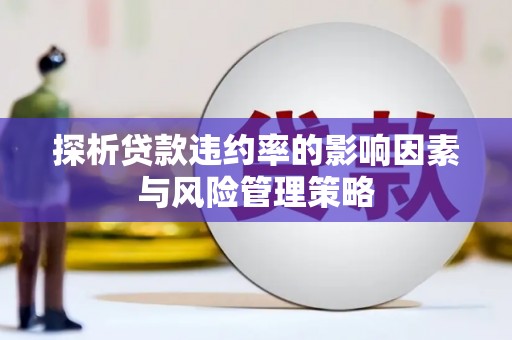 葫芦岛探析贷款违约率的影响因素与风险管理策略