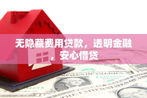 葫芦岛无隐藏费用贷款，透明金融，安心借贷