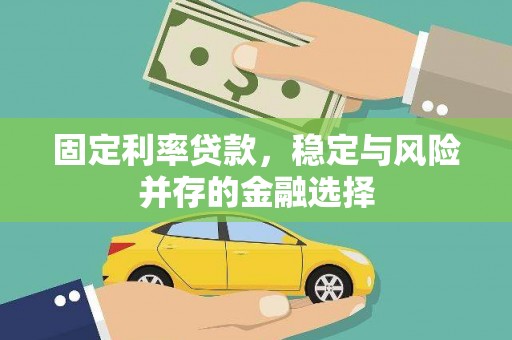 葫芦岛固定利率贷款，稳定与风险并存的金融选择