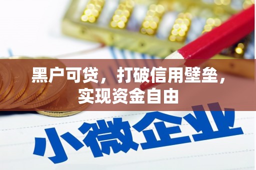 葫芦岛黑户可贷，打破信用壁垒，实现资金自由