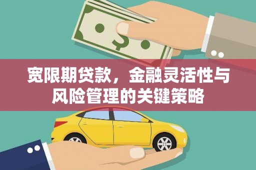 葫芦岛宽限期贷款，金融灵活性与风险管理的关键策略