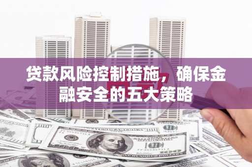 葫芦岛贷款风险控制措施，确保金融安全的五大策略