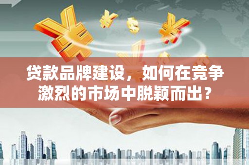 葫芦岛贷款品牌建设，如何在竞争激烈的市场中脱颖而出？