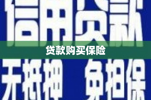 葫芦岛贷款购买保险