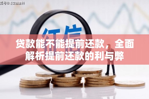 葫芦岛贷款能不能提前还款，全面解析提前还款的利与弊