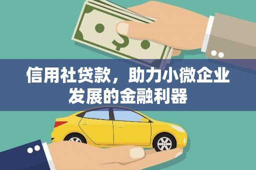 葫芦岛信用社贷款，助力小微企业发展的金融利器