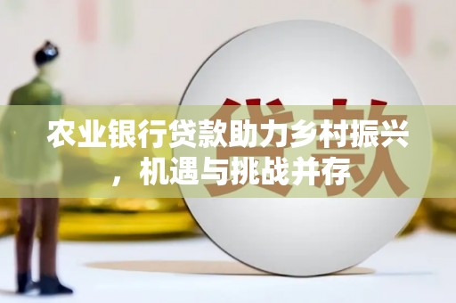 葫芦岛农业银行贷款助力乡村振兴，机遇与挑战并存