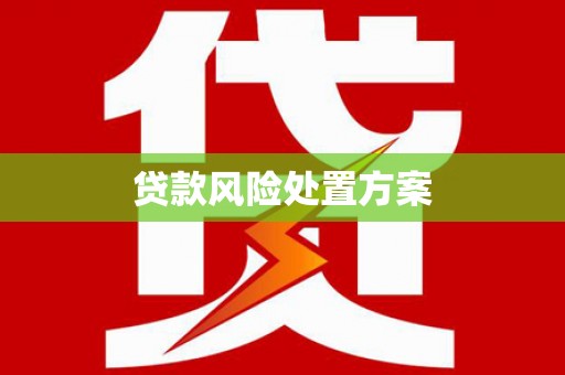 葫芦岛贷款风险处置方案