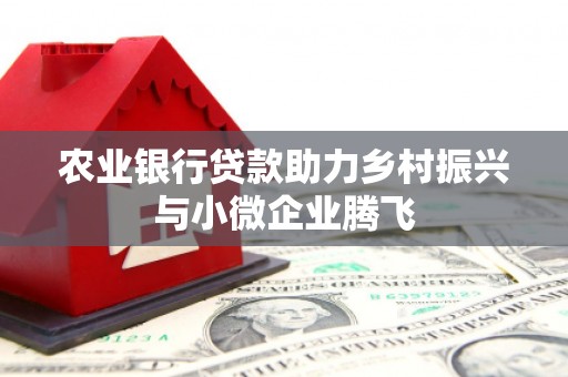 葫芦岛农业银行贷款助力乡村振兴与小微企业腾飞