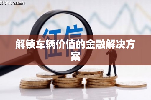 葫芦岛解锁车辆价值的金融解决方案