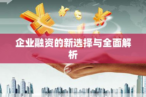 葫芦岛企业融资的新选择与全面解析