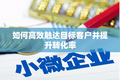 葫芦岛如何高效触达目标客户并提升转化率