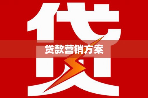 葫芦岛贷款营销方案