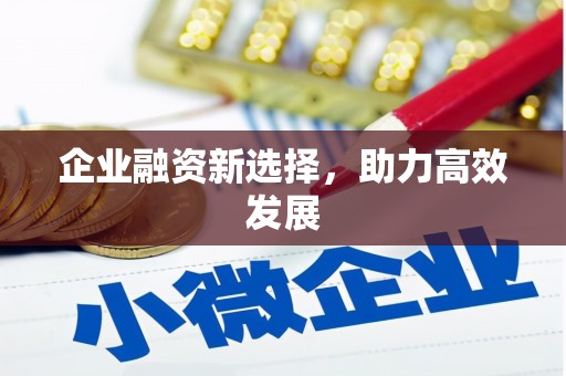 葫芦岛企业融资新选择，助力高效发展