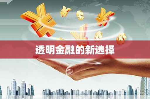 葫芦岛透明金融的新选择